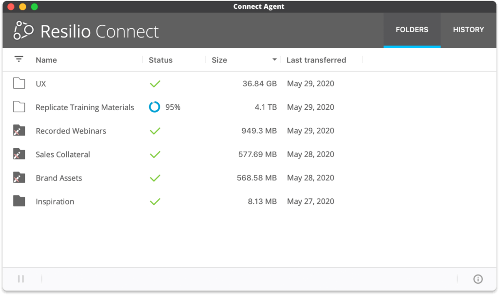 Resilio's Management Console: Connect Agent