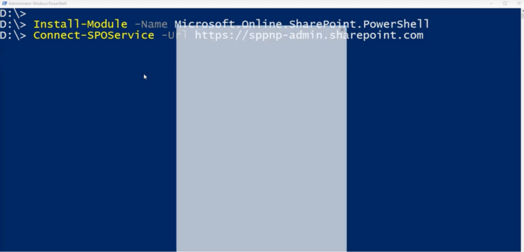 SharePoint Online Management Shell